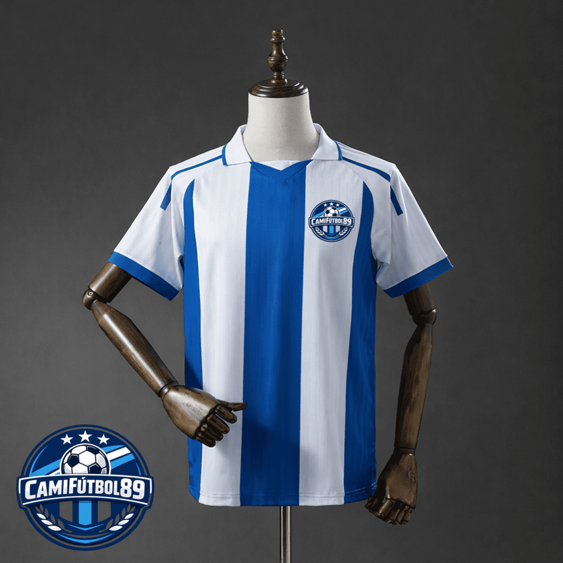 Camiseta azul y blanca 25/26 estilo Espanyol - 1