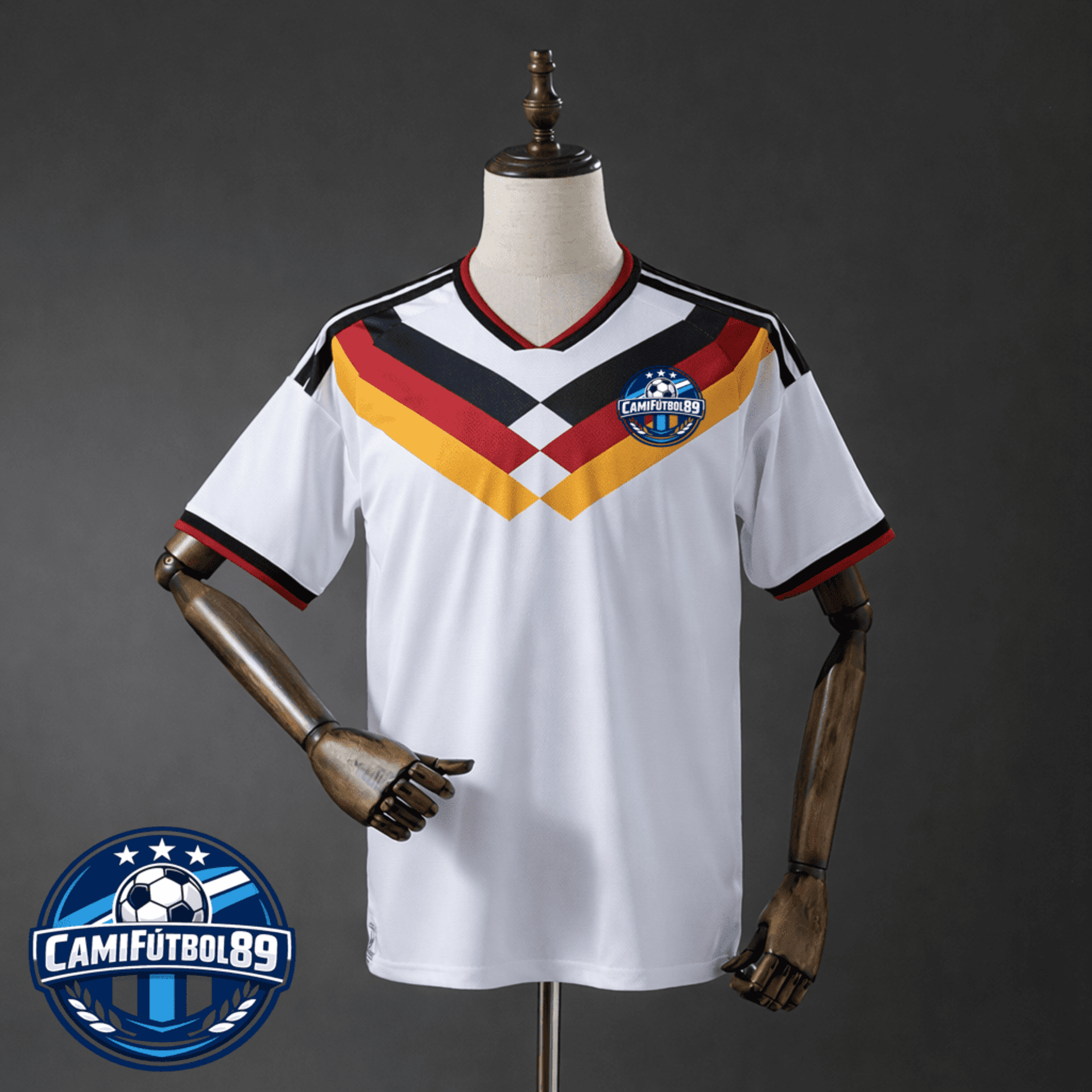 Camiseta blanca 2026 estilo Alemania - 1