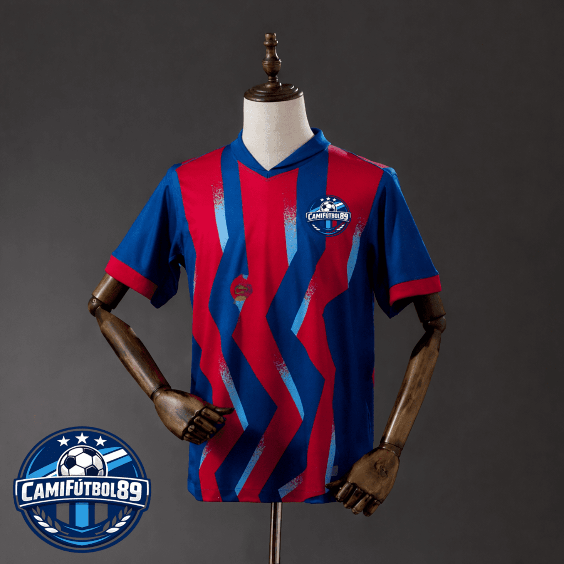 Camiseta azul y grana 25/26 estilo Barcelona Copa - 1
