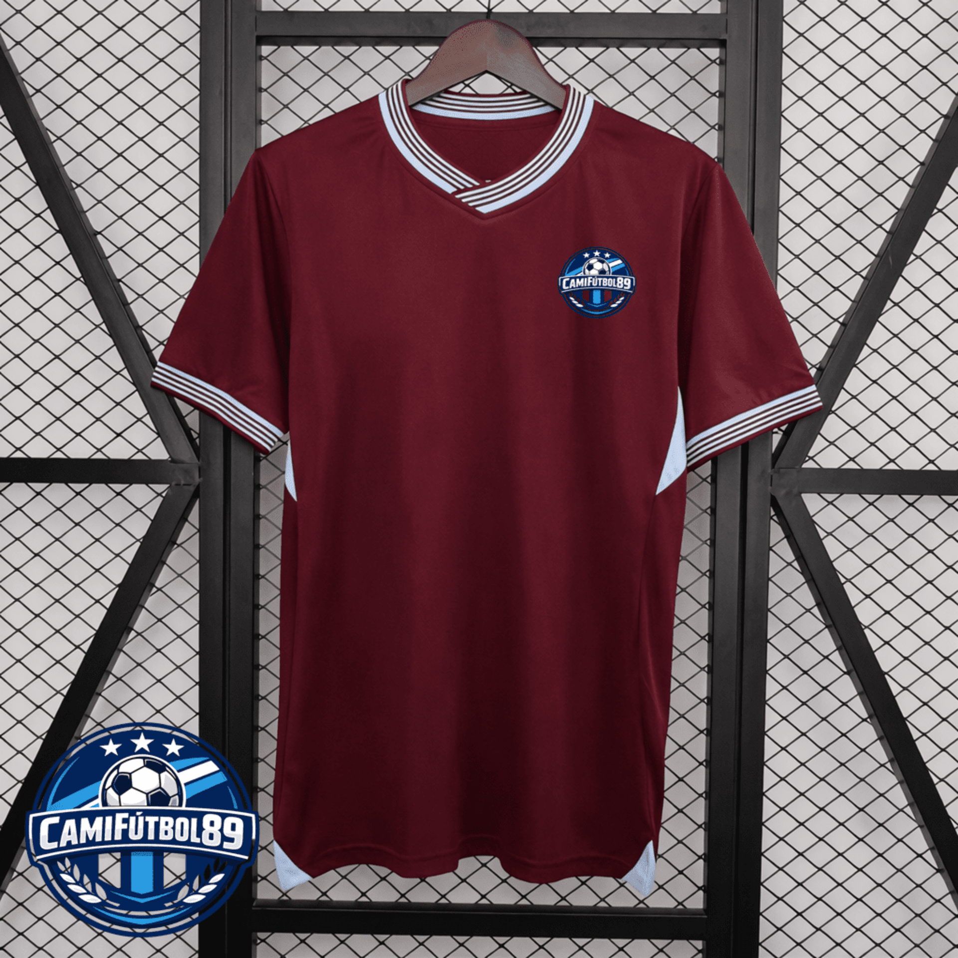 Camiseta marrón 25/26 estilo West Ham - 1