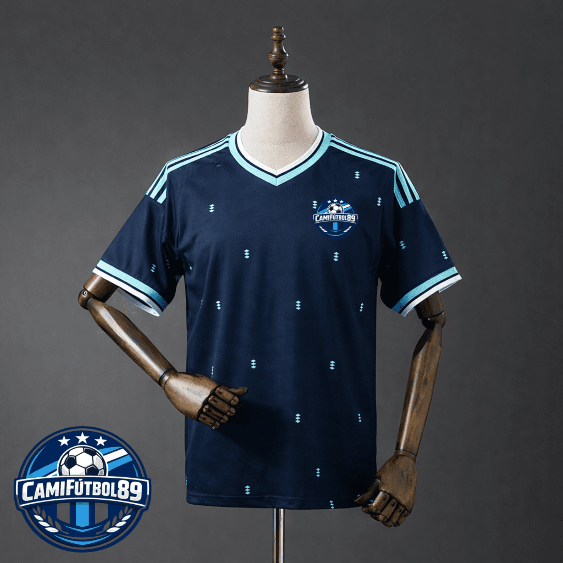 Camiseta azul 2026 estilo Alemania 2 - 1